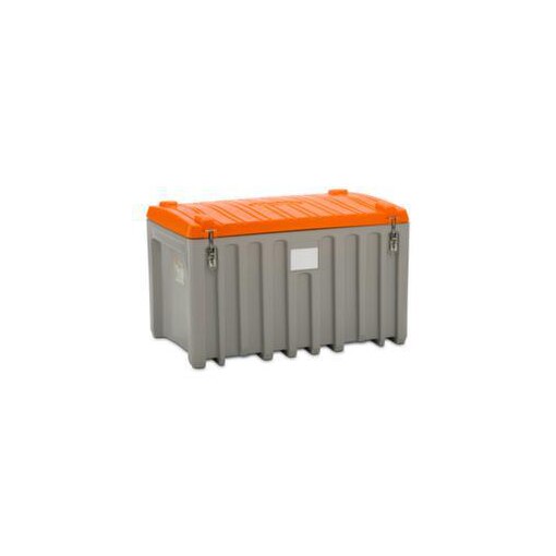 Aufbewahrungsbox, HxBxT 750x1200x790mm, 400l, PE, grau/orange