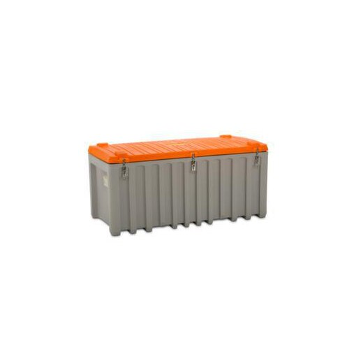 Aufbewahrungsbox, HxBxT 800x1700x840mm, 750l, PE, grau/orange