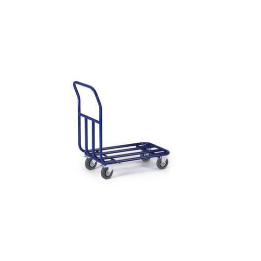 Stirnwandwagen, Tragl. 400kg, Ladefl. LxB 700x1000mm, Stahlstrebenplatte