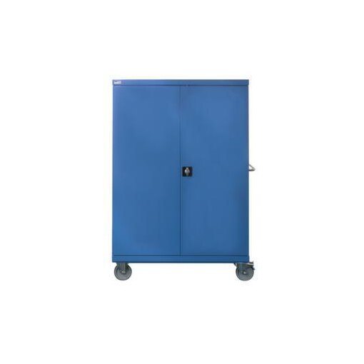 Mobiler Flügeltürenschrank,HxBxT 1813x1205x691mm,4xStahlboden,Drehriegel