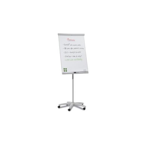 Flipchart,H 1860mm,Tafel HxB 1000x700mm,magnethaftend,m. Ablageschale