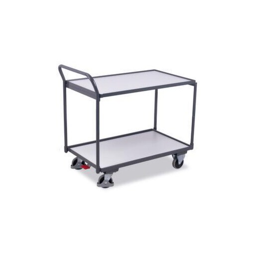 ESD-Etagenwagen,Tragl. 250kg,2 Etage(n),Ladefl. LxB 985x490mm,Holzetage