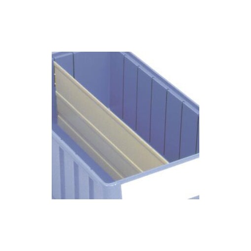 Längsteiler, f. Regalkasten HxB 90x234mm, Stahl, graubeige