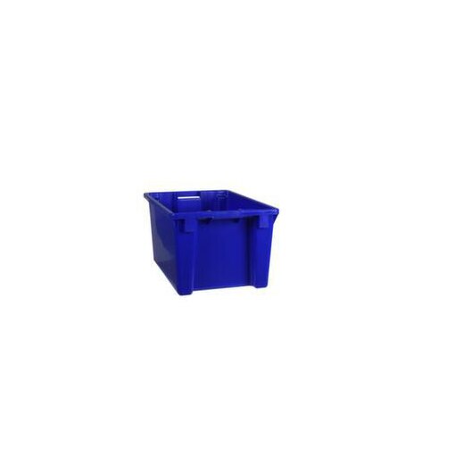 Drehstapelbehälter, HxLxB 300x600x400mm, 50l, PP, blau, Wände geschlossen