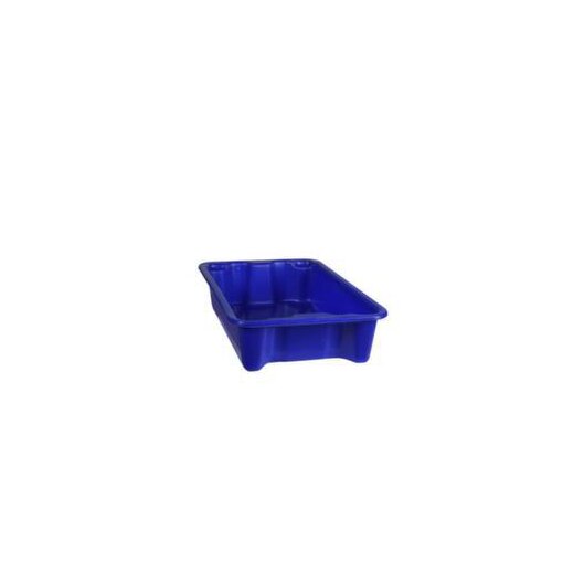 Drehstapelbehälter, HxLxB 135x590x380mm, 18l, PP, blau, Wände geschlossen