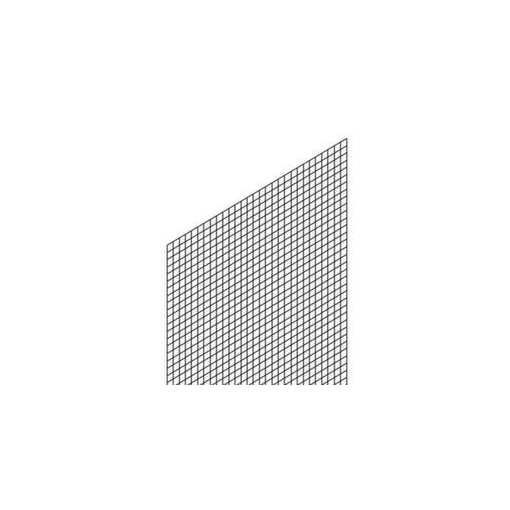 Rückwand, f. Steckregal, HxB 2000x1000mm, verzinkt, Gitter, MW 50x50mm