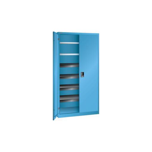 Universalschrank,HxBxT 1950x1000x580mm,6xStahlboden,2 Böden ausziehbar