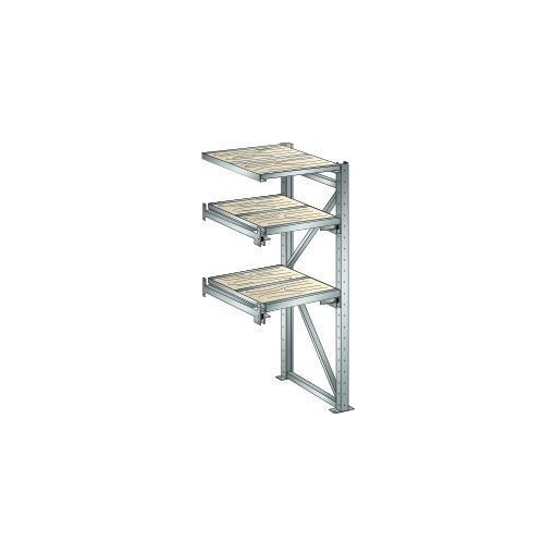 Schwerlast-Auszugregal, HxBxT 2000x890x860mm, Fachlast 1000kg