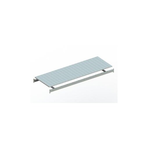 Stahlpaneelboden,f. Weitspannregal,BxT 2200x800mm,Fachl. 600kg,verzinkt