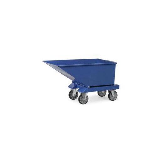 Kippwagen,öldicht,HxLxB 780x1359x713mm,0,25m³,Tragl. 750kg,RAL5007,Rollen