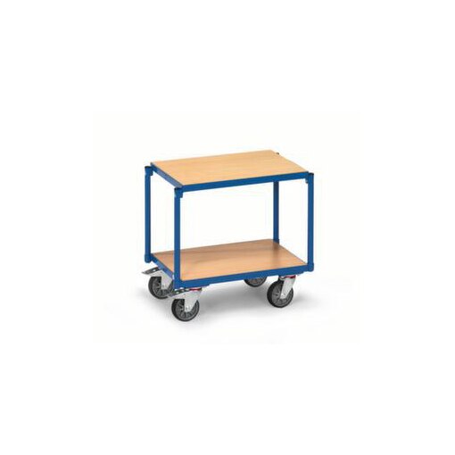 Etagenwagen, Tragl. 250kg, 2 Etage(n), Ladefl. LxB 610x410mm, Holzetage