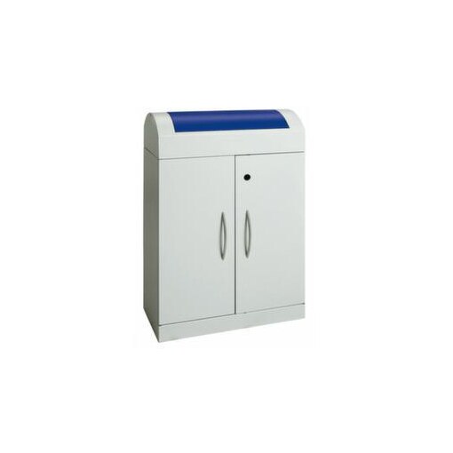 Wertstoffsammelstation, nicht brennbar, 1x90l, HxBxT 975x620x320mm