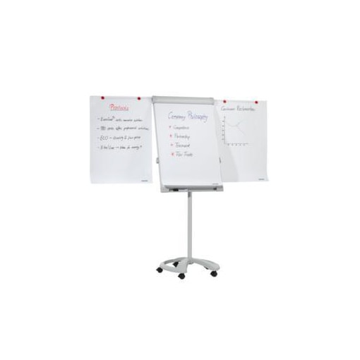 Flipchart, H 1820-2000mm, Tafel HxB 950x670mm, magnethaftend