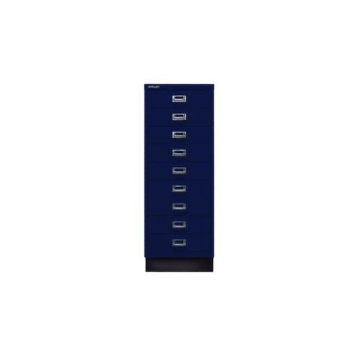 Schubladenschrank,HxBxT 940x349x432mm,9 Schublade(n),Korpus oxfordblau