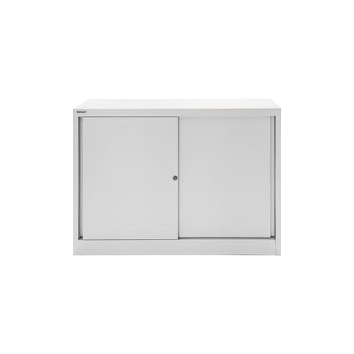 Schiebetürenschrank, HxBxT 839x1200x430mm, 1xStahlboden, 2 OH