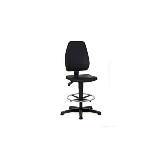 Arbeitsdrehstuhl, Sitz PU-Schaum schwarz, Sitz HxBxT 580-850x440x410mm