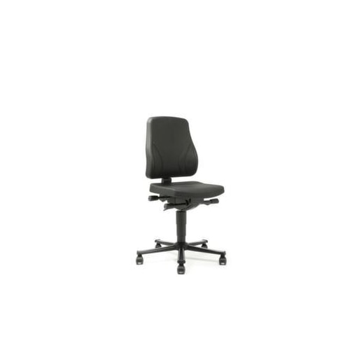 Arbeitsdrehstuhl,Sitz PU-Schaum schwarz,Sitz HxBxT 450-600x460x410-470mm