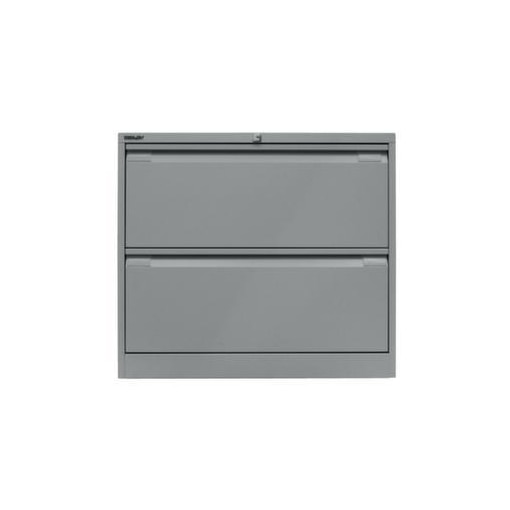 Hängeregistraturschrank, HxBxT 711x800x622mm, 2 HR-Auszüge, zweibahnig