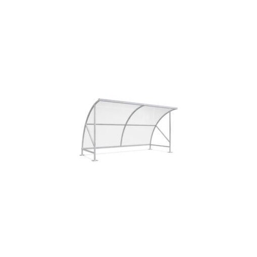 Fahrradüberdachung, HxBxT 2290x4130x2180mm, Dach Polycarbonat