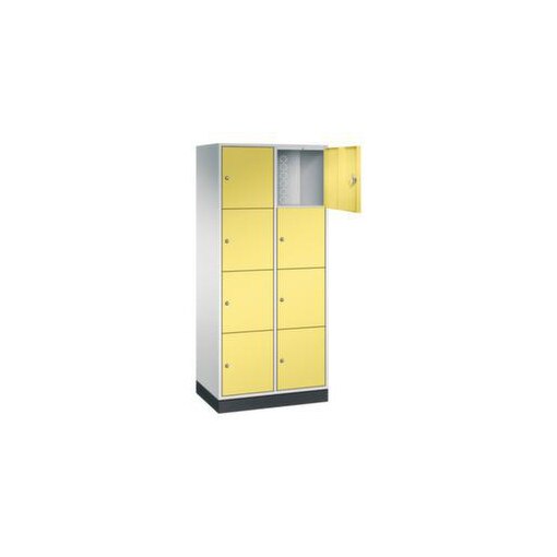 Großraum-Schließfachschrank,RAL7035/RDS0959059,HxBxT 1950x820x500mm