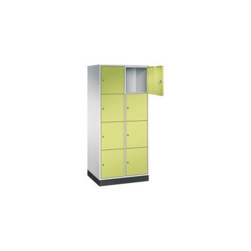 Großraum-Schließfachschrank,RAL7035/RDS1108060,HxBxT 1950x820x600mm