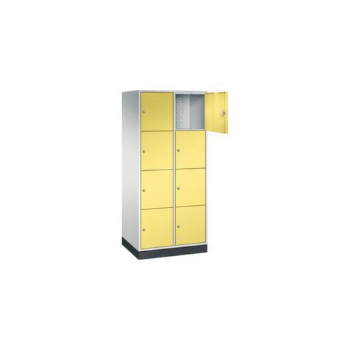 Großraum-Schließfachschrank,RAL7035/RDS0959059,HxBxT 1950x820x600mm