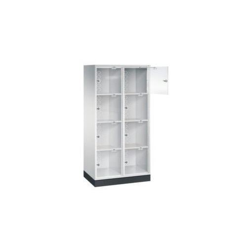 Großraum-Schließfachschrank,HxBxT 1750x820x500mm,2x4 Fächer,Zyl.-Schl.