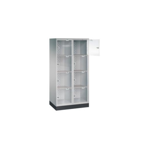 Großraum-Schließfachschrank,HxBxT 1750x820x500mm,2x4 Fächer,Zyl.-Schl.