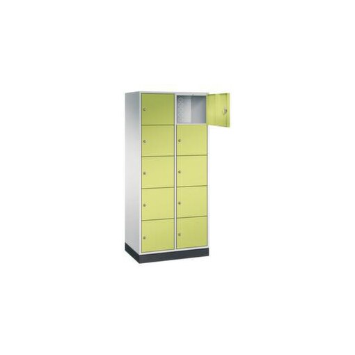 Großraum-Schließfachschrank,RAL7035/RDS1108060,HxBxT 1950x820x500mm