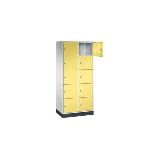 Großraum-Schließfachschrank,RAL7035/RDS0959059,HxBxT 1950x820x500mm