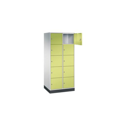 Großraum-Schließfachschrank,RAL7035/RDS1108060,HxBxT 1950x820x600mm