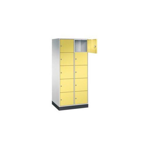 Großraum-Schließfachschrank,RAL7035/RDS0959059,HxBxT 1950x820x600mm