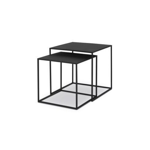 Beistelltisch-Set, HxBxT 350-400x350x350mm, quadratisch