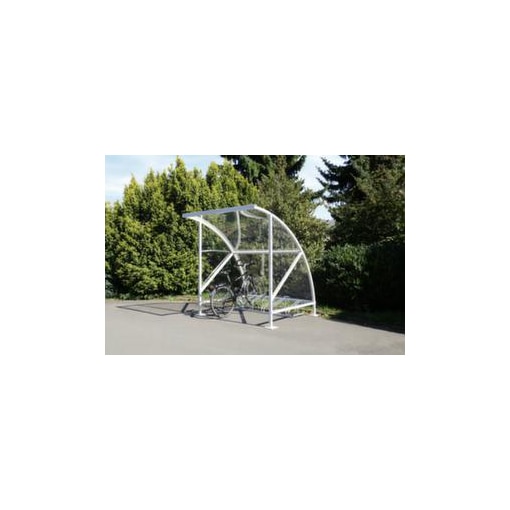 Fahrradüberdachung, HxBxT 2290x2090x2180mm, Dach Polycarbonat