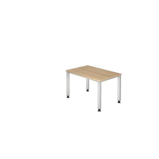 Höhenverstellbarer Schreibtisch,HxBxT 685-810x1200x800mm,Platte Eiche