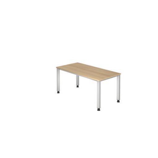 Höhenverstellbarer Schreibtisch,HxBxT 685-810x1600x800mm,Platte Eiche