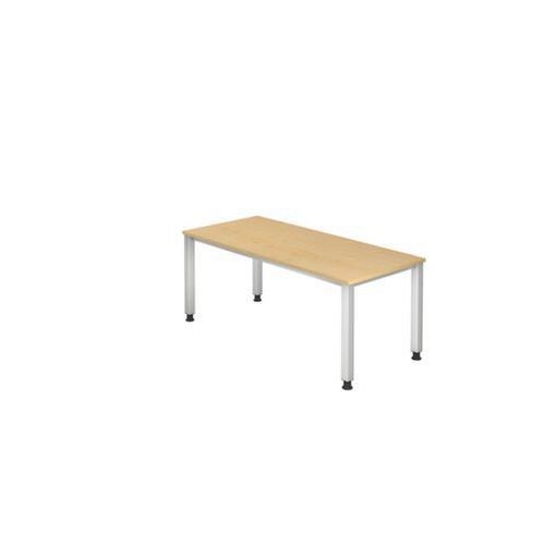 Höhenverstellbarer Schreibtisch,HxBxT 685-810x1800x800mm,Platte Ahorn