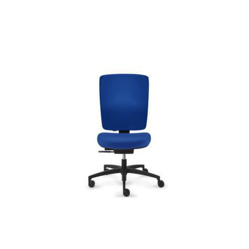 Bürodrehstuhl,Synchronmech.,Sitz Stoff blau,Sitz HxBxT 400-520x490x390mm