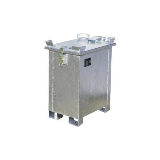 Lithium-Ionen Lagerbehälter, 30l, HxBxT 750x400x600mm, feuerverzinkt