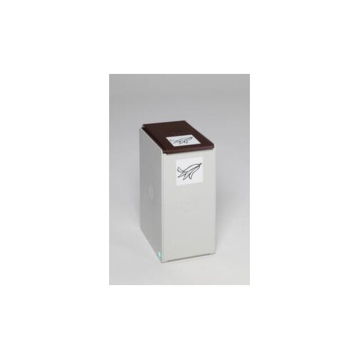 Wertstoff-Sammelbox,1x40l,HxBxT 570x250x405mm,Korpus Polystyrol lichtgrau