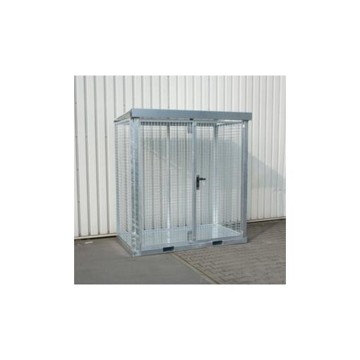 Gasflaschen-Depot,f. 32xØ 230mm Flasche,HxBxT 2260x2115x1155mm,m. Dach