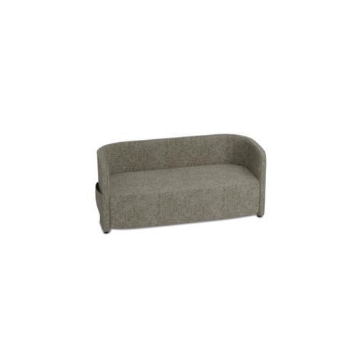 Sofa, 2-Sitzer, Stoff beige, HxBxT 760x1570x760mm, 2 Seitentaschen