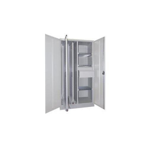 Vertikalschrank, HxBxT 1950x1000x600mm, Doppel-Flügeltür, 3 Ebene(n)