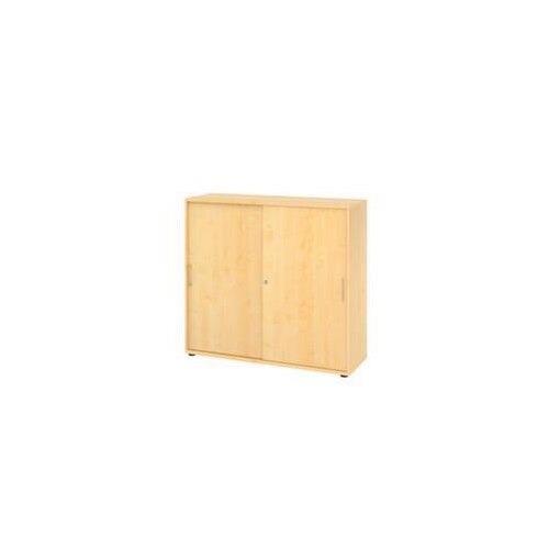 Schiebetürenschrank,HxBxT 1000x1200x400mm,2xHolzboden,3 OH,m. Bügelgriff