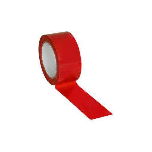 Bodenmarkierungsband, PVC, rot, Band LxB 33mx50mm