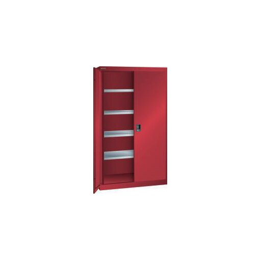 Schwerlast-Flügeltürenschrank,HxBxT 1950x1100x641mm,Lackierung RAL3003