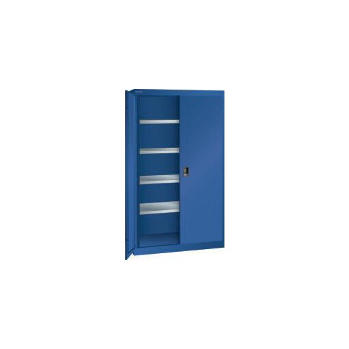 Schwerlast-Flügeltürenschrank,HxBxT 1950x1100x641mm,Lackierung RAL5010