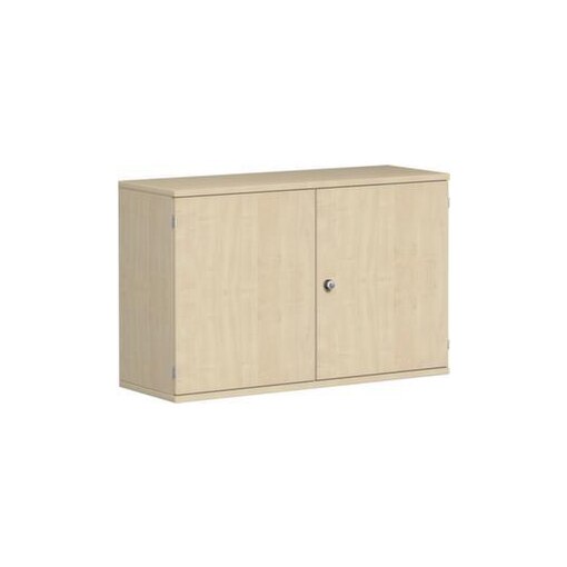 Büroschrank,HxBxT 770x1200x430mm,Dekor Korpus Ahorn,Dekor Front Ahorn