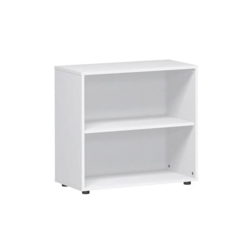 Büroregal, HxBxT 752x800x400mm, 1xHolzboden, 2 OH, Korpus weiß