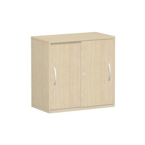 Schiebetürenschrank,HxBxT 798x800x425mm,1xHolzboden,2 OH,Korpus Ahorn